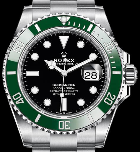 Rolex submariner green ceramic bezel